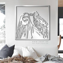 Load image into Gallery viewer, Sheikh Zayed bin Sultan Al Nahyan الشيخ زايد بن سلطان آل نهيان - Basic ( Wood & Acrylic )