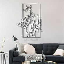 Load image into Gallery viewer, Horse Wall Art لوحة الخيل - Basic ( Wood & Acrylic ) ( HZN28 )