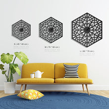 Load image into Gallery viewer, Hexa Wall Clock ساعة حائط