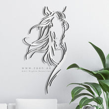 Load image into Gallery viewer, Horse Wall Art لوحة الخيل - Basic ( Wood & Acrylic ) ( HZN06 )