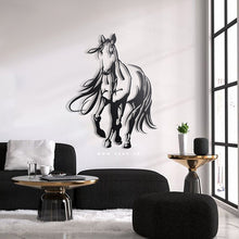 Load image into Gallery viewer, Horse Wall Art لوحة الخيل - Premium ( Metal ) ( HZN27 )