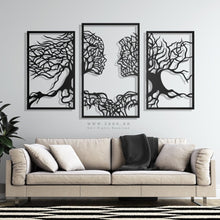 Load image into Gallery viewer, Love Tree Wall Art - Premium ( 3pc Set ) ( TRZN05 )