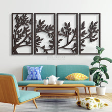 Load image into Gallery viewer, Tree Wall Art - Basic / Premium ( 4pc Set ) ( TRZN02 )