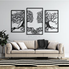 Load image into Gallery viewer, Love Tree Wall Art - Premium ( 3pc Set ) ( TRZN05 )