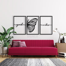 Load image into Gallery viewer, Good Vibes Wall Art - Basic / Premium ( 3pc Set ) ( TRZN06 )
