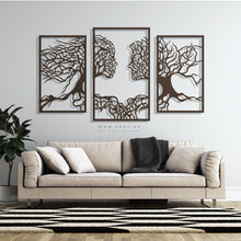 Load image into Gallery viewer, Love Tree Wall Art - Premium ( 3pc Set ) ( TRZN05 )