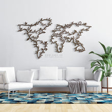 Load image into Gallery viewer, World Map Wall Art - Basic / Premium ( MPZN01 )