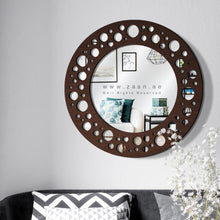 Load image into Gallery viewer, Rounded Wall Mirror مرآة حائط ( MRZN16 )