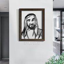 Load image into Gallery viewer, ( VIP ) Sheikh Zayed bin Sultan Al Nahyan الشيخ زايد بن سلطان آل نهيان - Premium ( Metal + Beech Wood ) ( VPSZN01 )