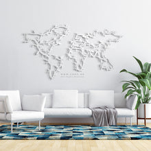 Load image into Gallery viewer, World Map Wall Art - Basic / Premium ( MPZN01 )