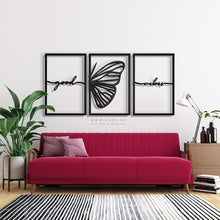 Load image into Gallery viewer, Good Vibes Wall Art - Basic / Premium ( 3pc Set ) ( TRZN06 )
