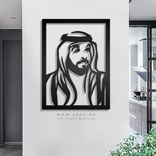 Load image into Gallery viewer, Sheikh Khalifa bin Zayed Al Nahyan الشيخ خليفة بن زايد آل نهيان - Basic ( Wood & Acrylic )