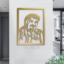 Load image into Gallery viewer, Sheikh Humaid bin Rashid Al Nuaimi الشيخ حميد بن راشد النعيمي - Basic ( Wood & Acrylic )