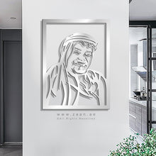 Load image into Gallery viewer, Sheikh Humaid bin Rashid Al Nuaimi الشيخ حميد بن راشد النعيمي - Basic ( Wood & Acrylic )