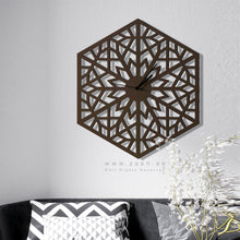 Load image into Gallery viewer, Hexa Wall Clock ساعة حائط