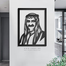 Load image into Gallery viewer, Sheikh Hamad bin Mohammed Al Sharqi الشيخ حمد بن محمد الشرقي - Basic ( Wood & Acrylic )