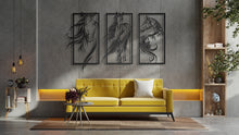 Load image into Gallery viewer, Horses Wall Art لوحة الخيول - Basic / Premium ( 3pc Set ) ( HZN02 )