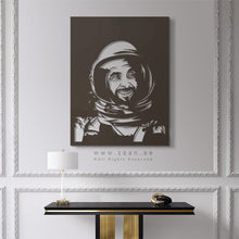 Load image into Gallery viewer, UAE To Space (Sheikh Zayed bin Sultan Al Nahyan) الإمارات الى الفضاء - Premium
