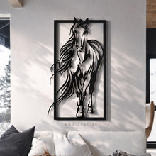 Load image into Gallery viewer, Horse Wall Art لوحة الخيل - Premium ( Metal ) ( HZN011 )
