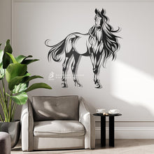 Load image into Gallery viewer, Horse Wall Art لوحة الخيل - Premium ( Metal ) ( HZN37 )
