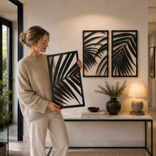 Load image into Gallery viewer, Palm Wall Art - Basic / Premium ( 3pc Set ) ( TRZN07 )
