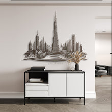 Load image into Gallery viewer, Dubai Panoramic Skyline Wall Art
