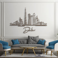 Load image into Gallery viewer, Dubai Panoramic Skyline Wall Art
