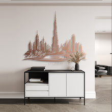 Load image into Gallery viewer, Dubai Panoramic Skyline Wall Art
