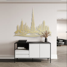 Load image into Gallery viewer, Dubai Panoramic Skyline Wall Art
