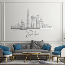 Load image into Gallery viewer, Dubai Panoramic Skyline Wall Art
