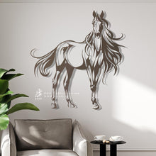 Load image into Gallery viewer, Horse Wall Art لوحة الخيل - Premium ( Metal ) ( HZN37 )
