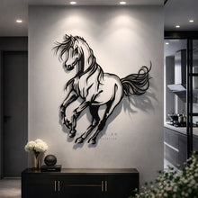 Load image into Gallery viewer, Horse Wall Art لوحة الخيل - Premium ( Metal ) ( HZN25 )
