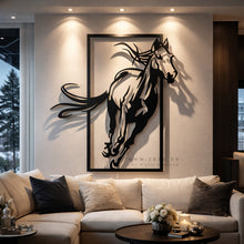 Load image into Gallery viewer, Horse Wall Art لوحة الخيل - Premium ( Metal ) ( HZN23 )
