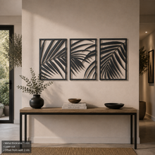 Load image into Gallery viewer, Palm Wall Art - Basic / Premium ( 3pc Set ) ( TRZN07 )

