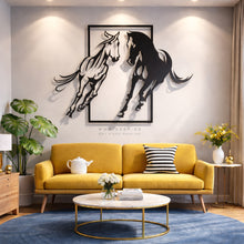 Load image into Gallery viewer, Horses Wall Art لوحة الخيول - ( HZN09 )
