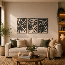 Load image into Gallery viewer, Palm Wall Art - Basic / Premium ( 3pc Set ) ( TRZN07 )
