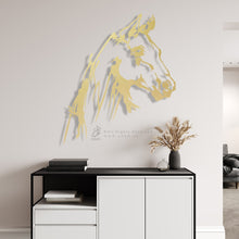 Load image into Gallery viewer, Horse Wall Art لوحة الخيل - Premium ( Metal ) ( HZN040 )
