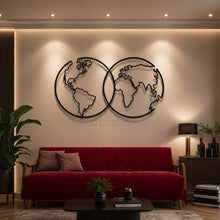 Load image into Gallery viewer, World Map Wall Art - Premium ( MPZN08 )
