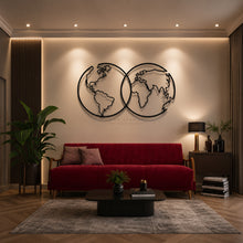 Load image into Gallery viewer, World Map Wall Art - Premium ( MPZN08 )
