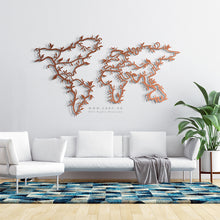 Load image into Gallery viewer, World Map Wall Art - Premium ( MPZN01 )

