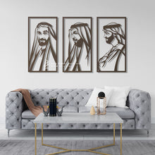 Load image into Gallery viewer, Sheikh Zayed, Sheikh Khalifa &amp; Sheikh Mohammed الشيخ زايد &amp; الشيخ خليفة &amp; الشيخ محمد - ( 3pc Set ) -SHZMK1
