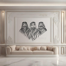 Load image into Gallery viewer, Sheikh Zayed, Sheikh Mohammed &amp; Sheikh Mohammed الشيخ زايد &amp; الشيخ محمد &amp; الشيخ محمد - Premium ( Metal ) ( New )
