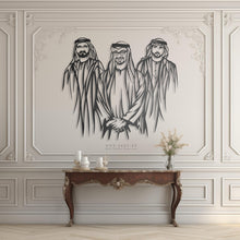 Load image into Gallery viewer, Sheikh Mohammed Bin Zayed, Sheikh Mohammed Bin Rashid &amp; Sheikh Hamdan  الشيخ محمد &amp; الشيخ حمدان &amp; الشيخ محمد- Premium ( 2024 )
