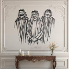 Load image into Gallery viewer, Sheikh Mohammed Bin Zayed, Sheikh Mohammed Bin Rashid &amp; Sheikh Hamdan  الشيخ محمد &amp; الشيخ حمدان &amp; الشيخ محمد- Premium ( 2024 )

