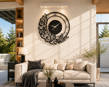 Load image into Gallery viewer, "Life Is Minutes &amp; Seconds" Wall Clock  " ساعة حائط " إن الحياة دقائق وثواني - Premium  ( CKZN01 )
