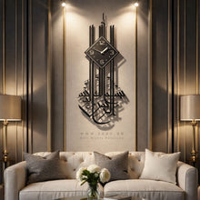Load image into Gallery viewer, Basmalah Wall Clock  " ساعة حائط " البسملة
