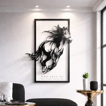 Load image into Gallery viewer, Horse Wall Art لوحة الخيل - Premium ( Metal ) ( HZN19 )
