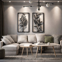 Load image into Gallery viewer, Flower Wall Art - Basic / Premium ( 2pc Set ) ( FLRZN01 )
