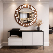 Load image into Gallery viewer, Rounded Wall Mirror مرآة حائط ( MRZN16 )
