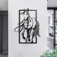 Load image into Gallery viewer, Horse Wall Art لوحة الخيل - Premium ( Metal ) ( HZN27 )
